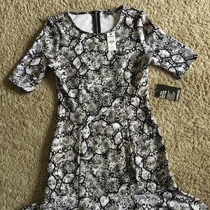 Express Snakeskin Pattern Dress